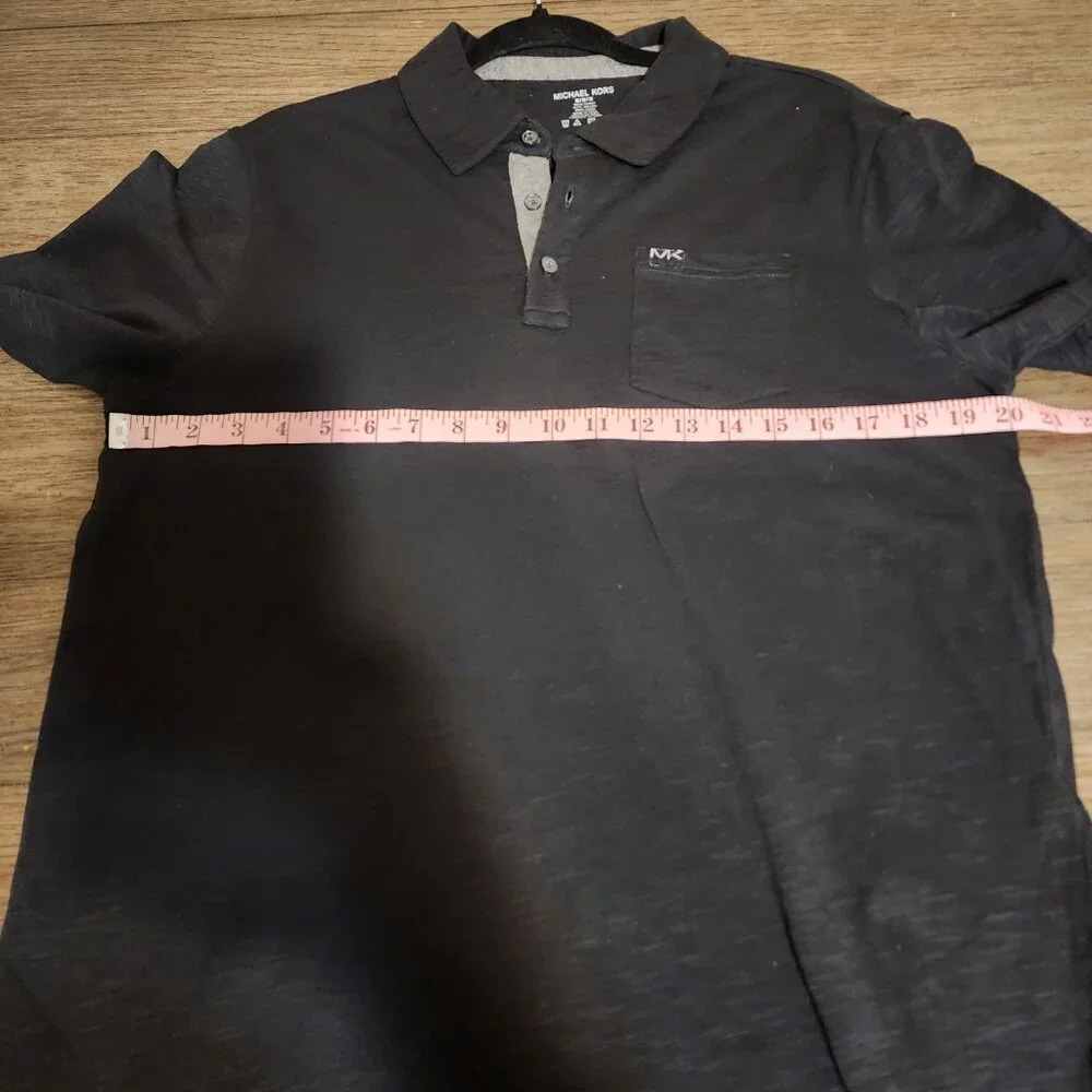 Michael Kors Men's Polo Pocketed with Embroidered Logo NWOT Black Med - Picture 7 of 7